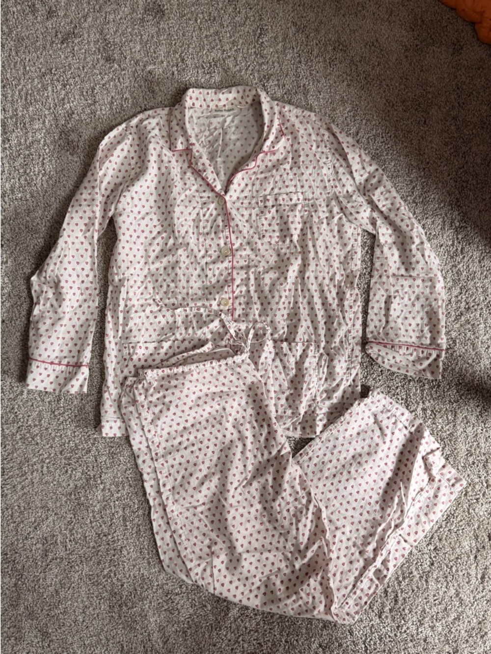 Roller Rabbit Pink Heart Pajama Set